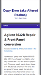 Mobile Screenshot of copyerror.com